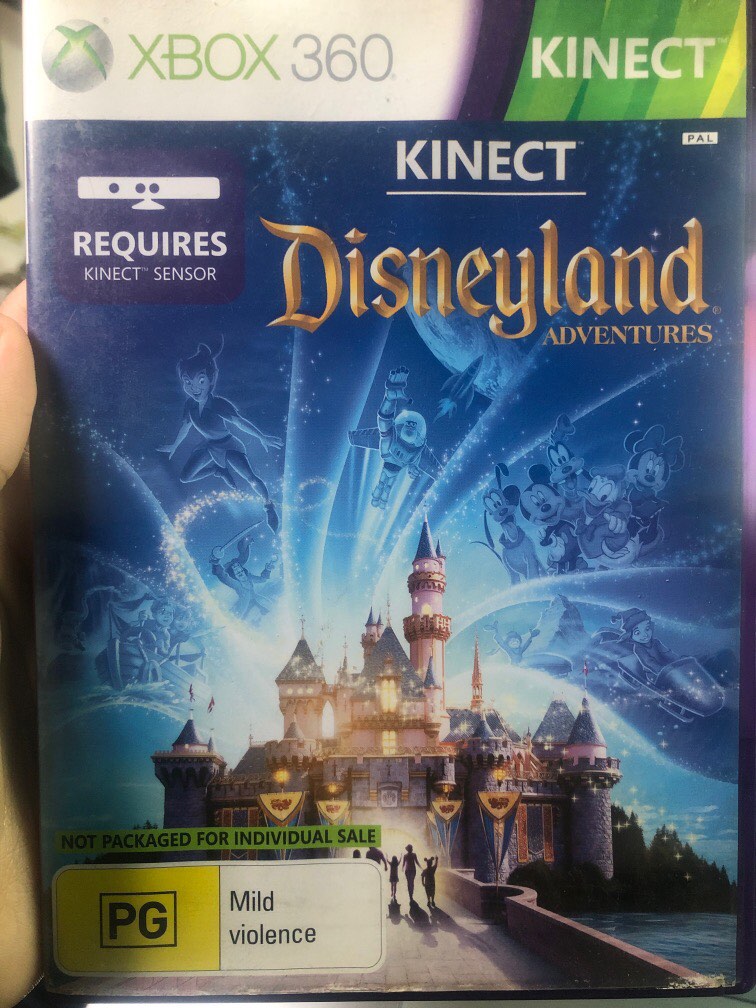 XBOX Kinect Disneyland Adventures XBOX 360, Video Gaming, Video Games