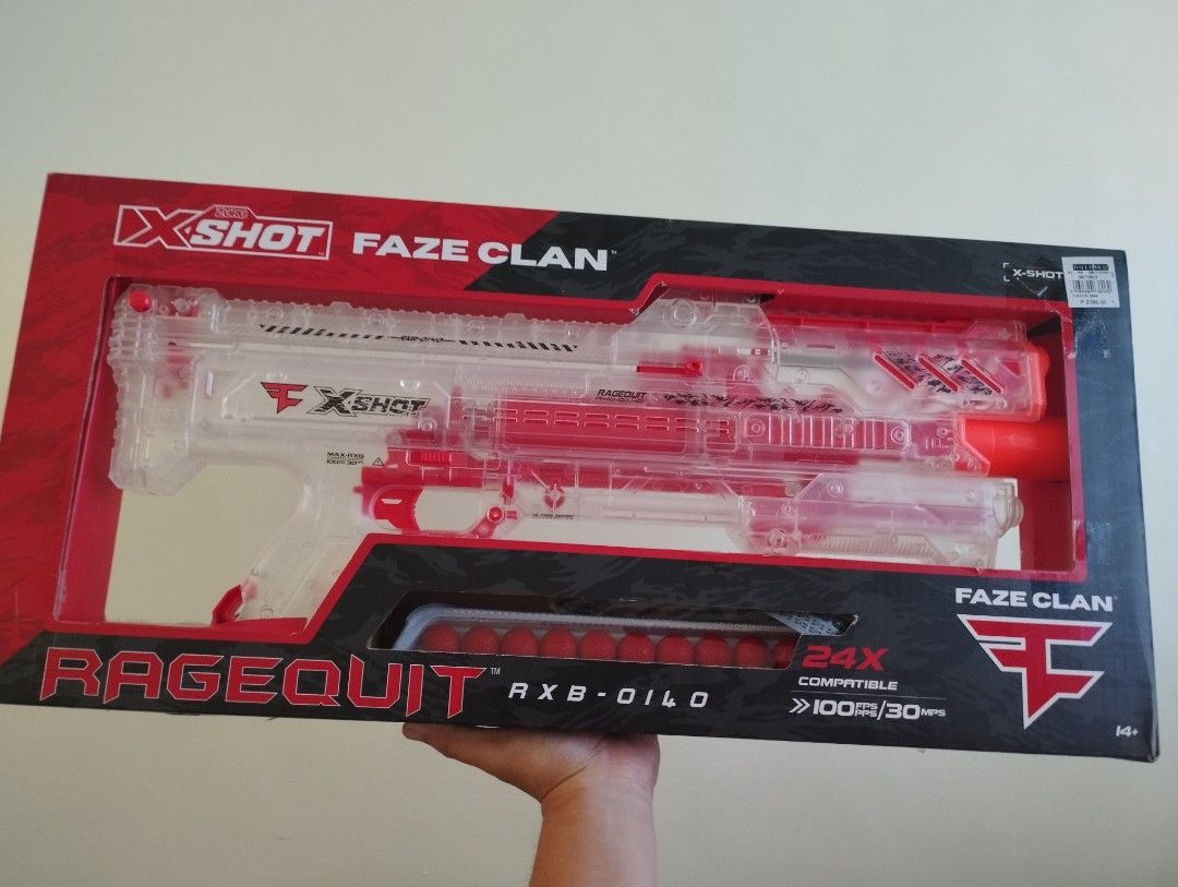 X-Shot FaZe Clan Ragequit with 24 Dart Balls by ZURU
