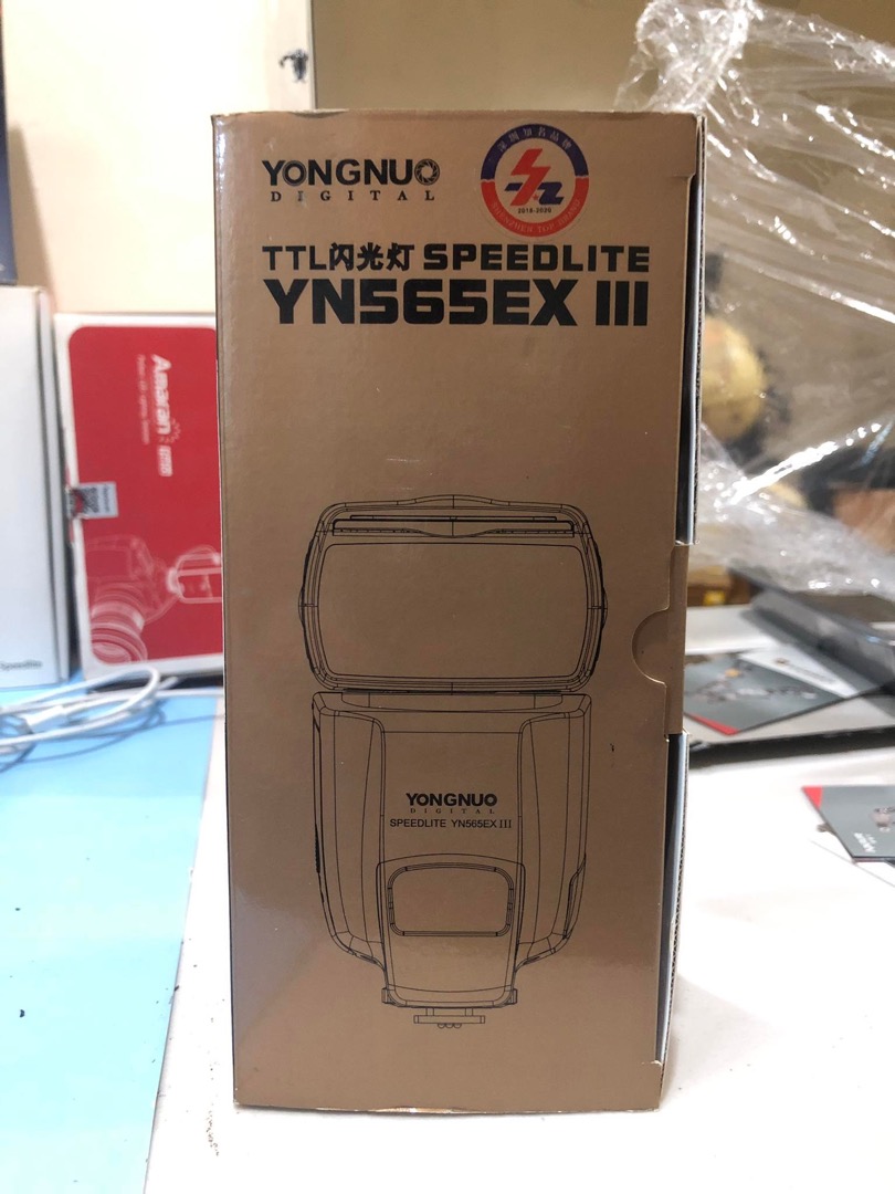 Yn565Ex Iii Flash Speedlite Gn58 Alta Velocidade Sistema De Reciclagem Sem Fio Ttl Slave Com Firmware Upg I.288637747
