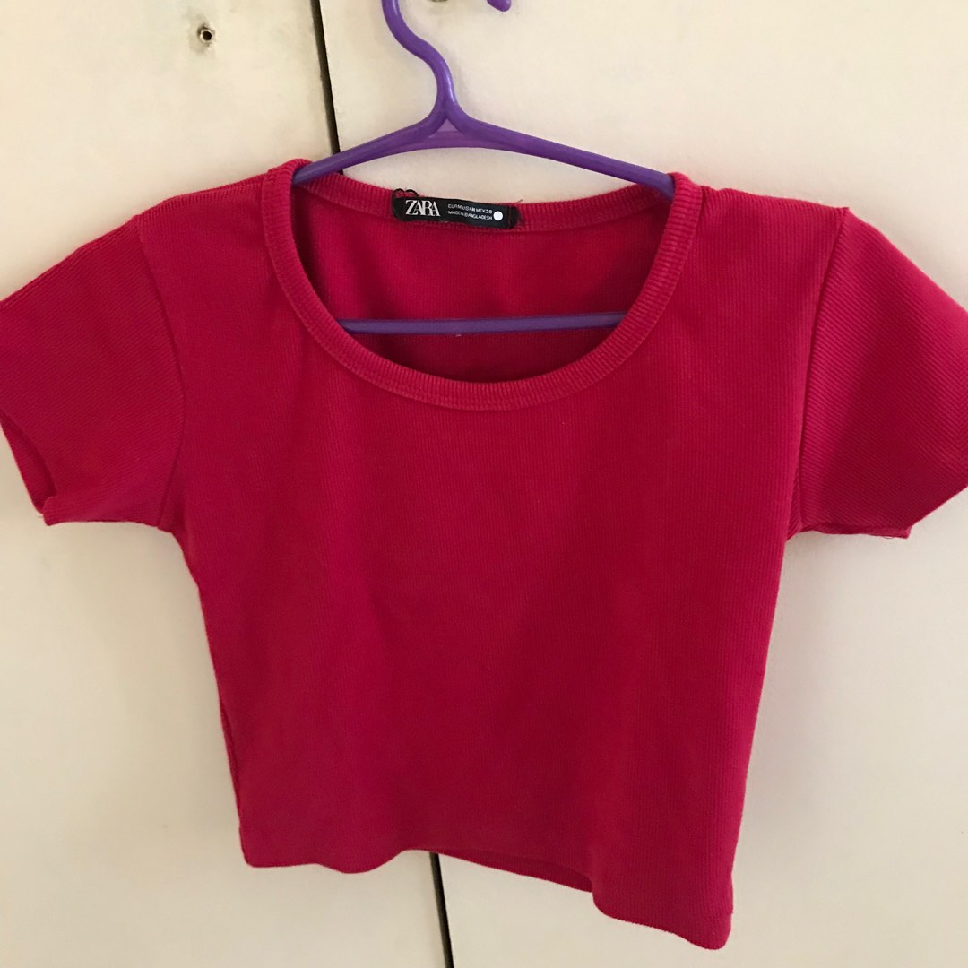 ZARA CROP TOP, Women's Fashion, Tops, Blouses on Carousell