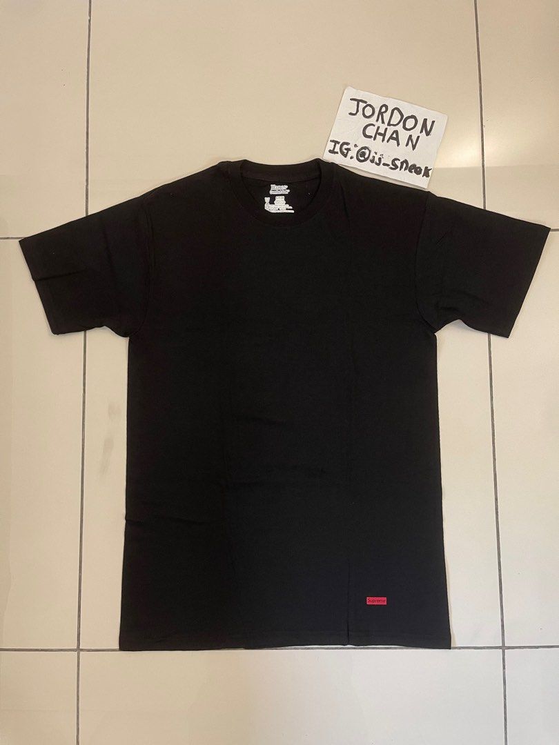 Supreme x 2025 hanes shirt