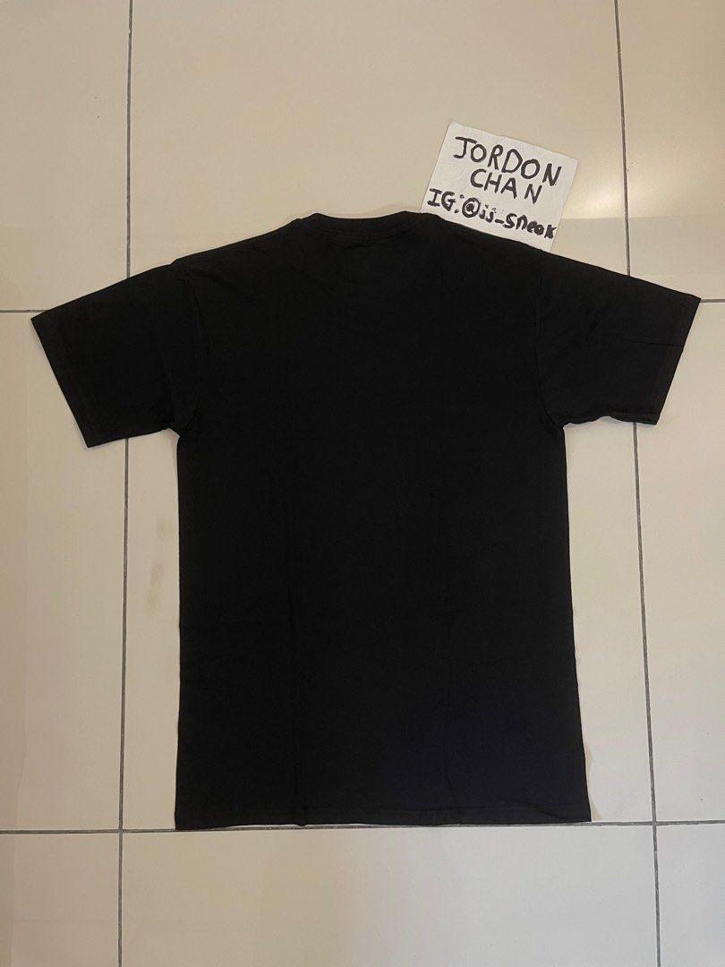 100 Legit Supreme X Hanes Tee Black Men s Fashion Tops Sets