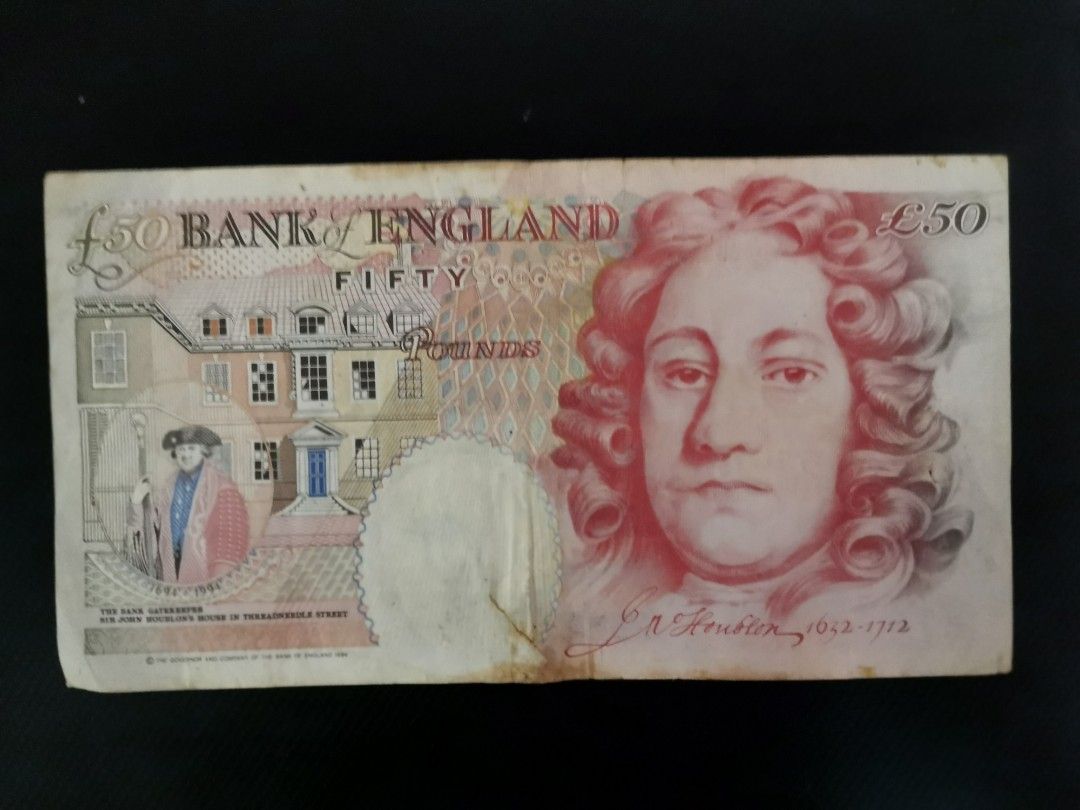 1994 Great Britain England 50 UK Pound Sterling Banknote Hobbies 1994-great-britain-england-50-uk-pound-sterling-banknote-hobbies
