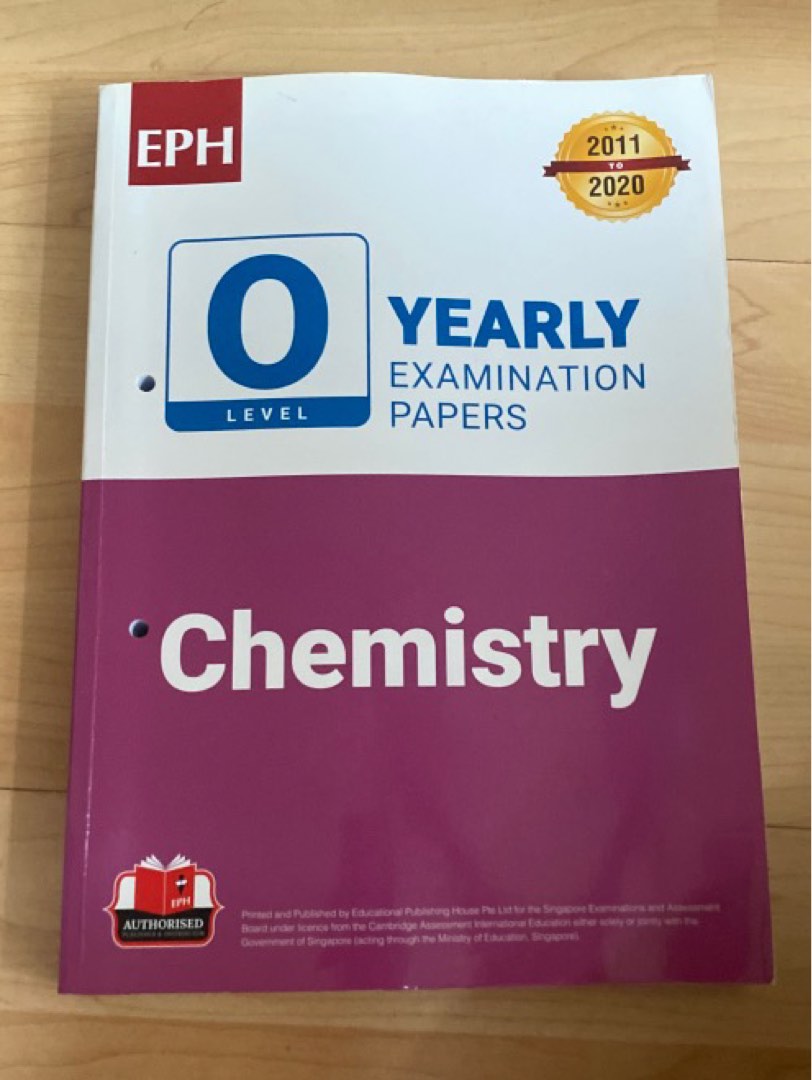 2011 2020 O Level Chemistry Tys Yearly Chem Ten Year Series Hobbies And Toys Books And Magazines 6371