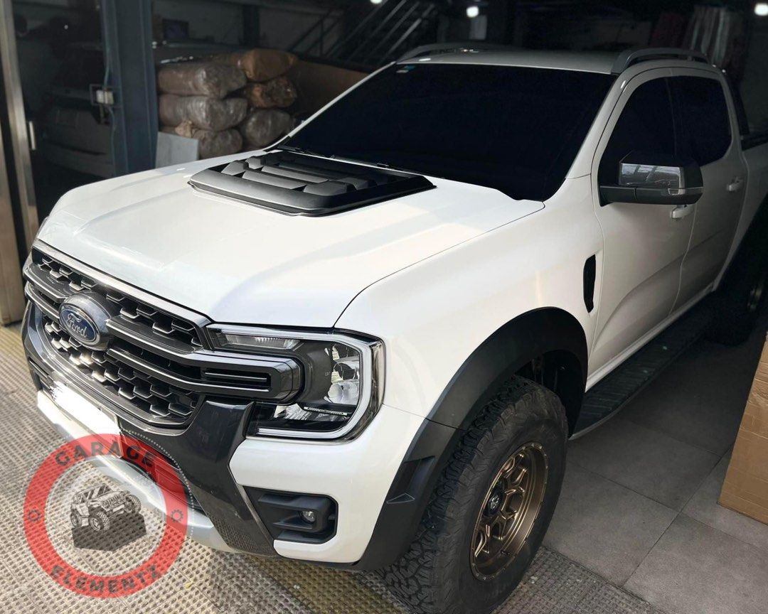 Ford Ranger Raptor Hood 2023 Ford Ranger & Everest Hoodscoop Raptor Style hood scoop on Carousell
