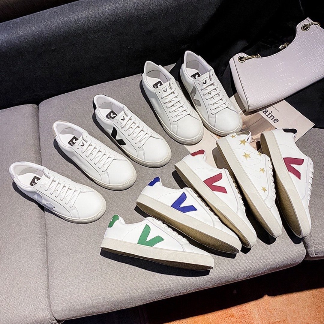 2023 French Veja leather sneaker casual Women s Fashion