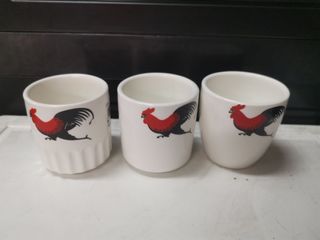 3 retro cups for collection/ display