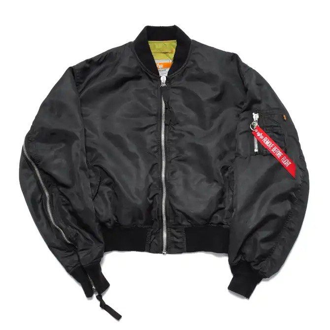 424 x Alpha Industries x Slam Jam Patchwork Zip Ripped 424 x Alpha Industries x Slam Jam Patchwork Zip Ripped