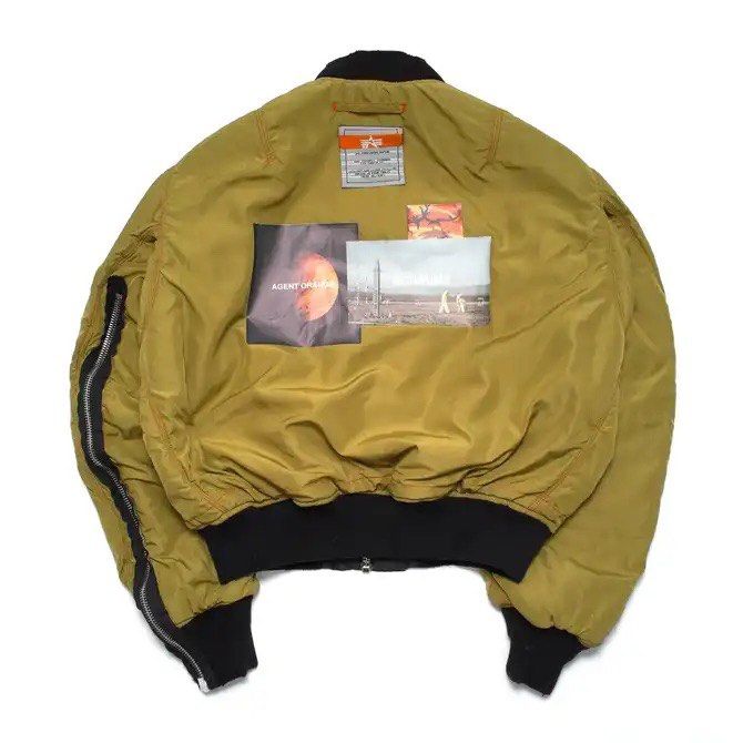 424 x Alpha Industries x Slam Jam Patchwork Zip Ripped 424 x Alpha Industries x Slam Jam Patchwork Zip Ripped
