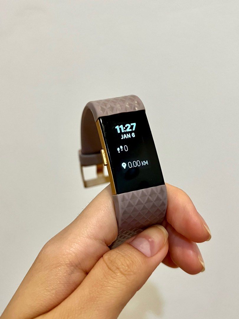 50 OFF FITBIT CHARGE 2 ROSE GOLD SERIES FULL SET
