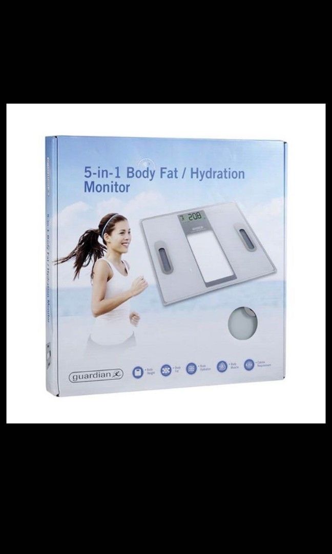 5 in 1 body fat weighing scale Guardian, Health & Nutrition, Health