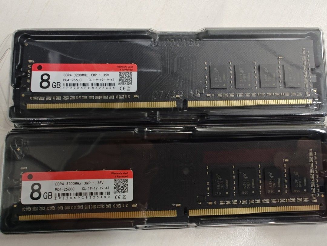 8GB Ram DDR4 3200 Desktop x 2, 電腦＆科技, 電腦周邊及配件, 電腦周邊產品 - Carousell