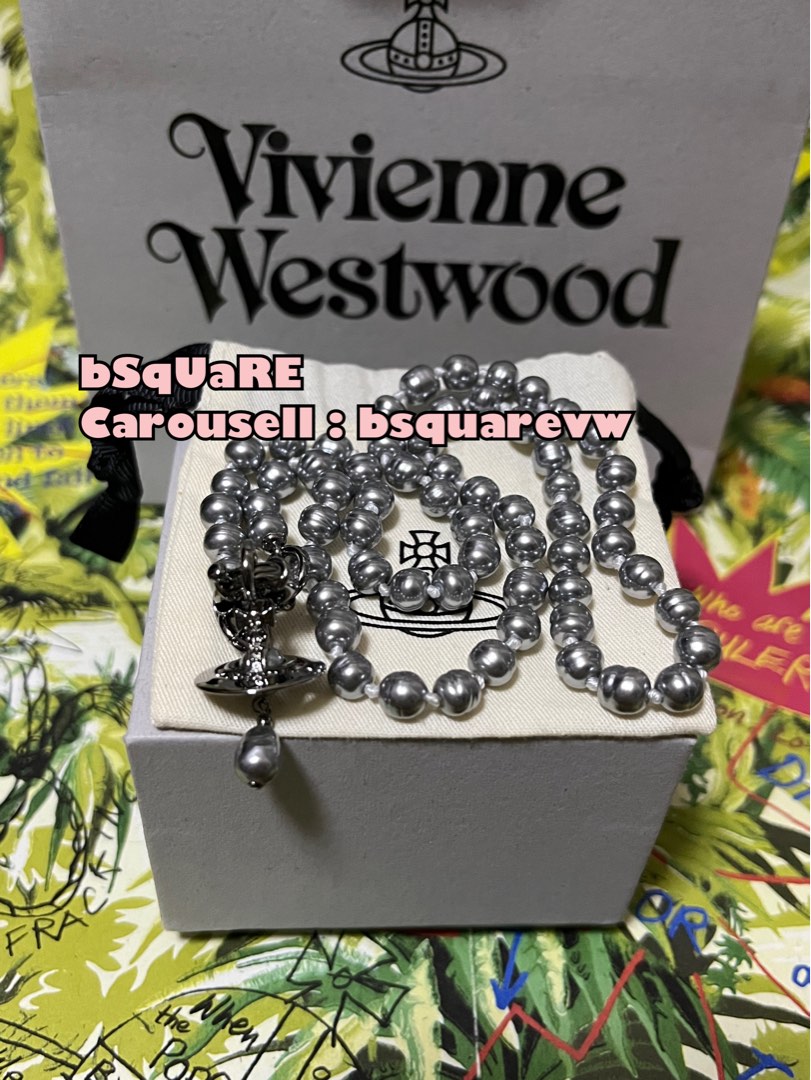 (現貨) 2023春夏Vivienne Westwood MAN ALEKSA 合金水鑽銀鑽3D