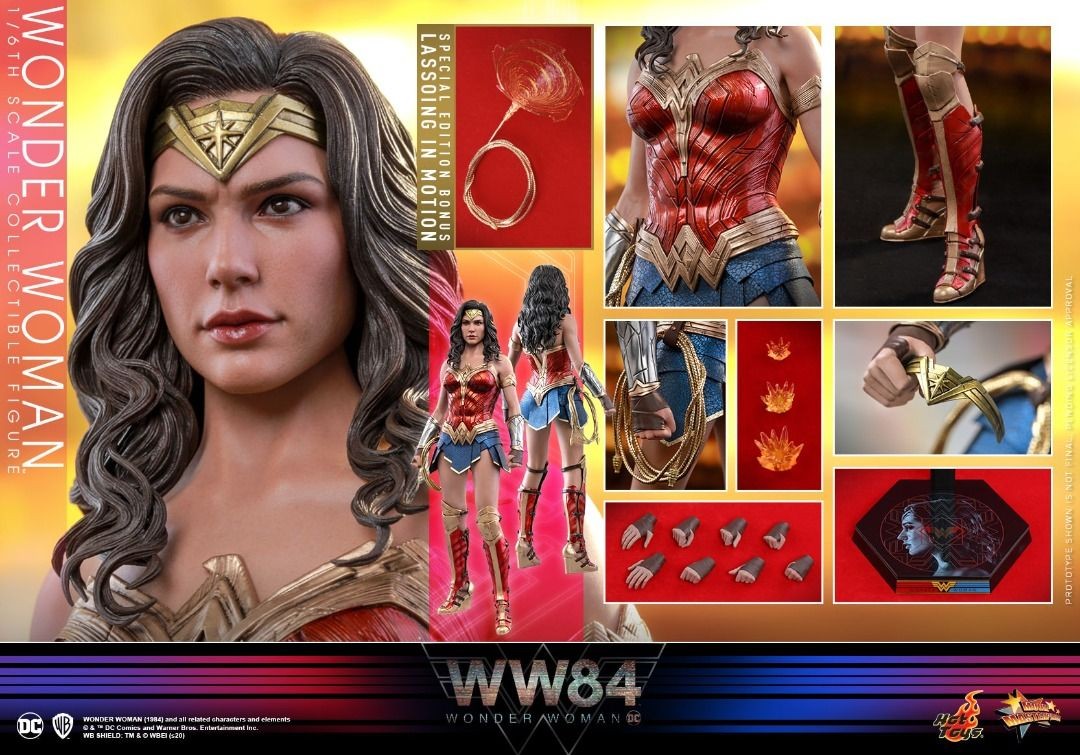 全新現貨實體店hottoys hot toys wonder woman 1984with bonus part