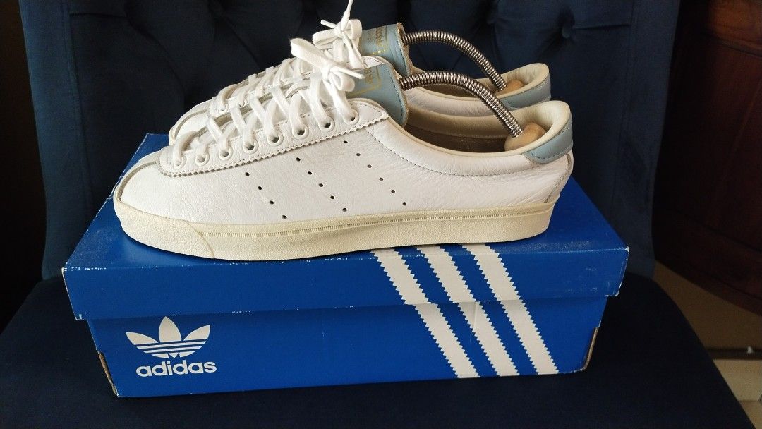 Adidas lacombe clearance white blue