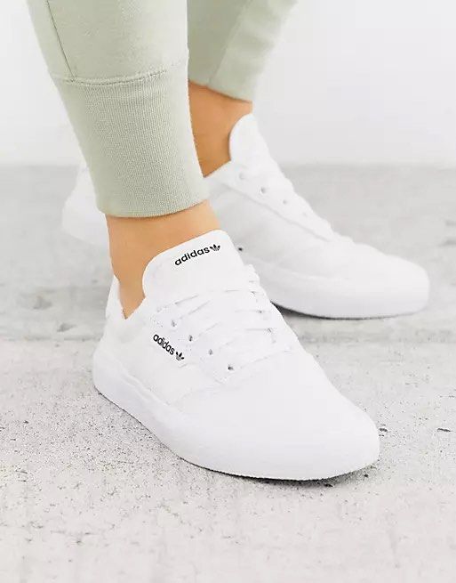 Adidas OG Originals 3MC trainers in triple white