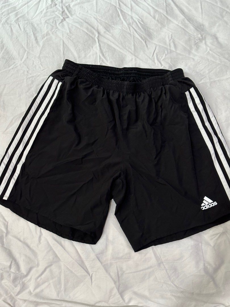 Adidas sports shorts with back pocket