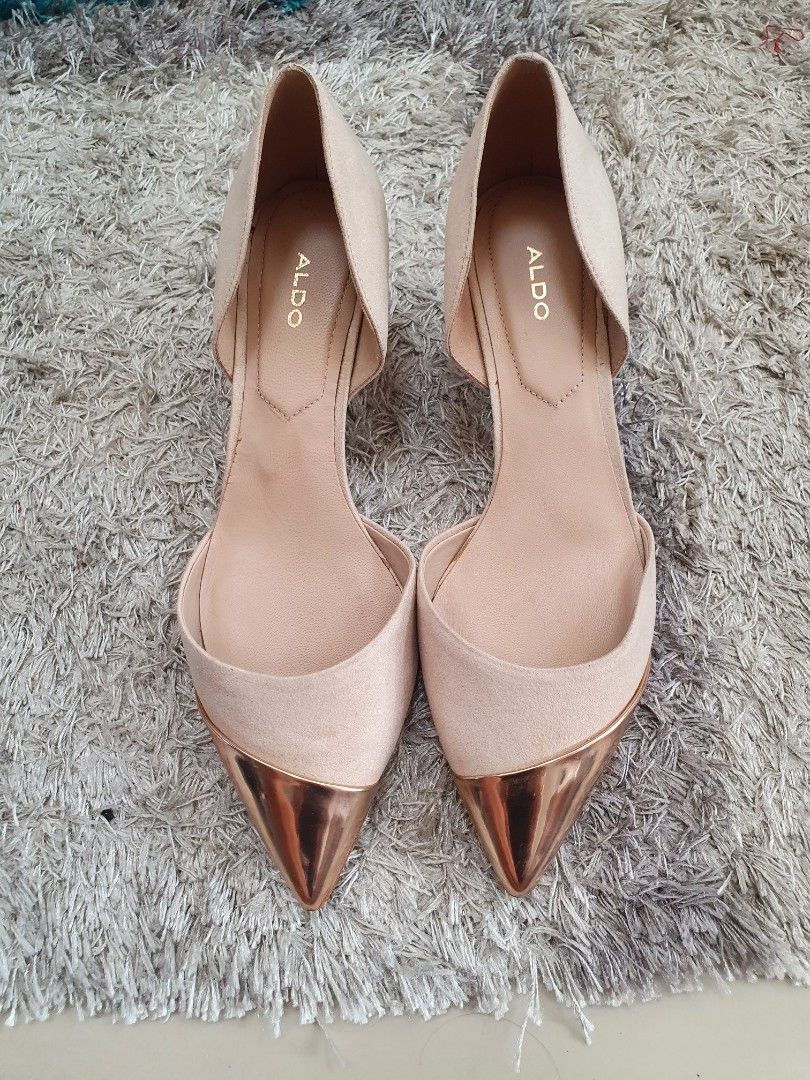 Aldo nude kitten heels, Women's Fashion, Footwear, Heels on Carousell