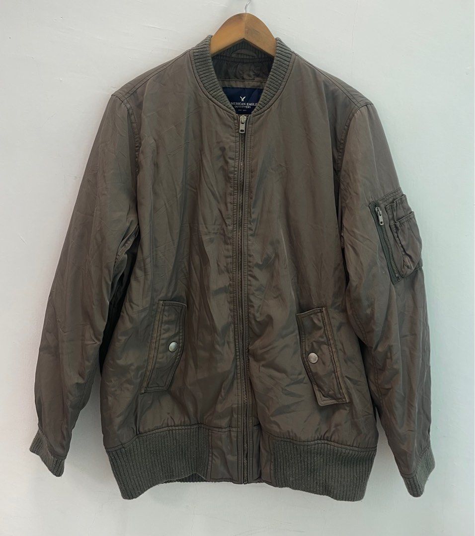 American eagle bomber on sale jacket