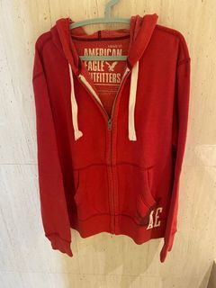 American Eagle Red hoodie size M