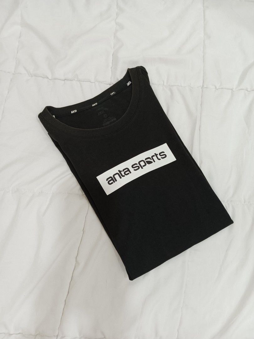 Anta Sports Tshirt, Men's Fashion, Tops & Sets, Tshirts & Polo Shirts ...