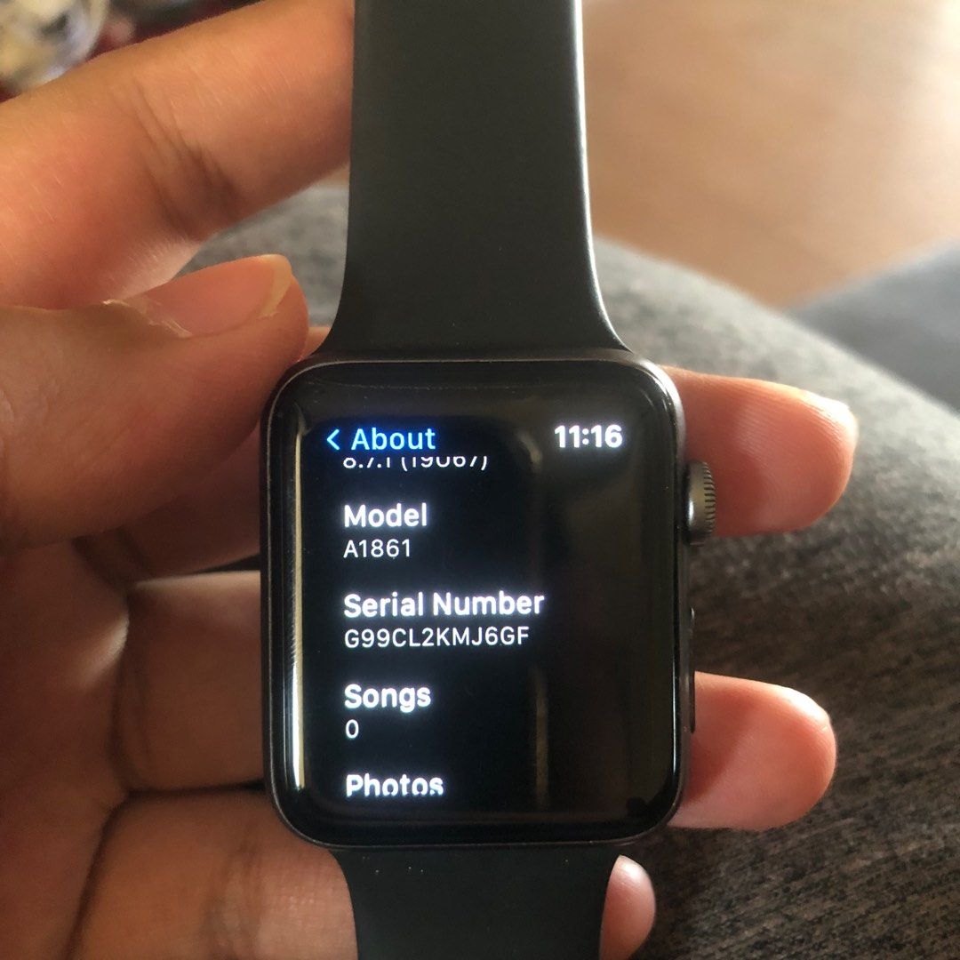 Apple watch series discount 3 42mm model a1861