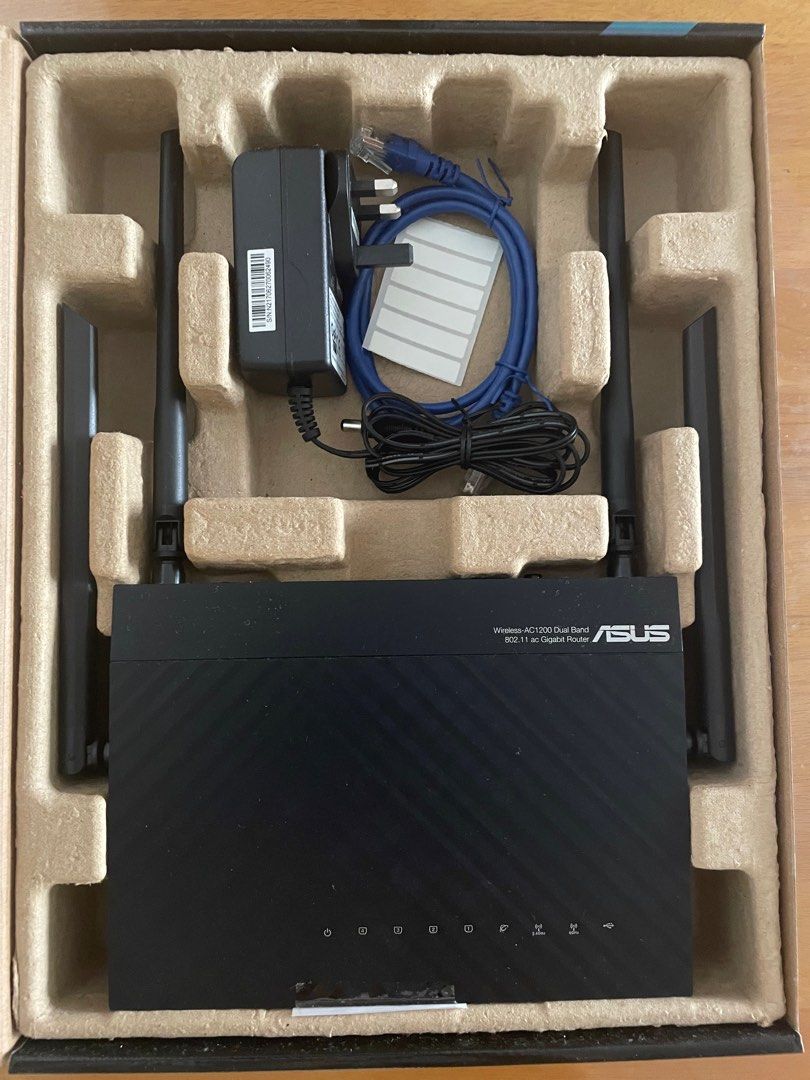 ASUS RT-AC1200G+ Wireless-AC1200 GB Router, Computers & Tech, Parts ...