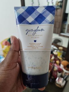 Authentic bath n body works gingham sugar body scrub