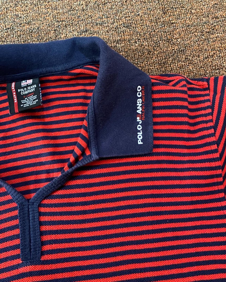 AUTHENTIC POLO JEANS CO RALPH LAUREN POLO SHIRT, Men's Fashion, Tops