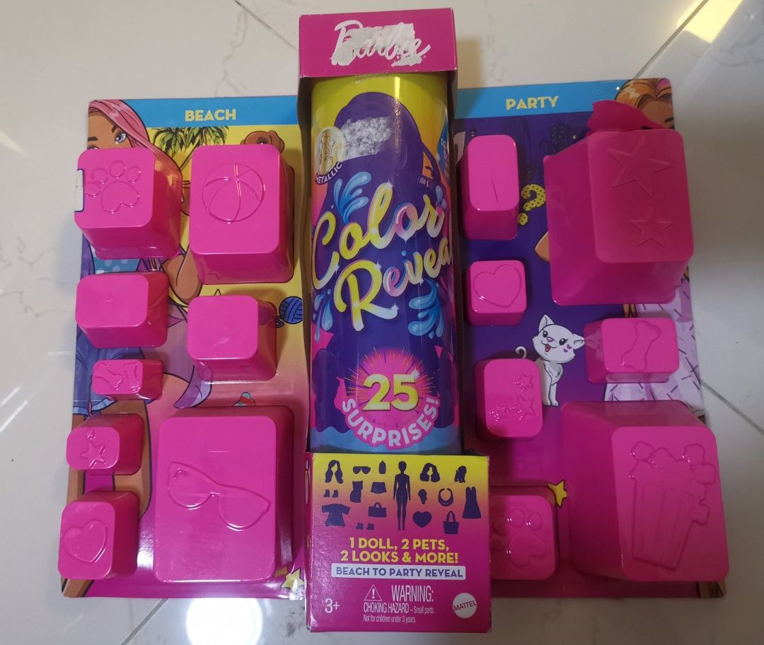 Barbie beach top to party reveal
