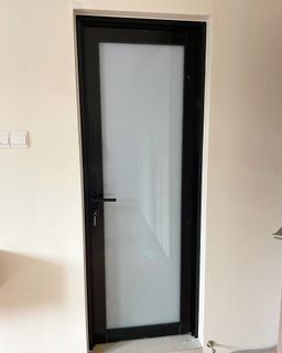 Bathroom Doors with Frosted Glass