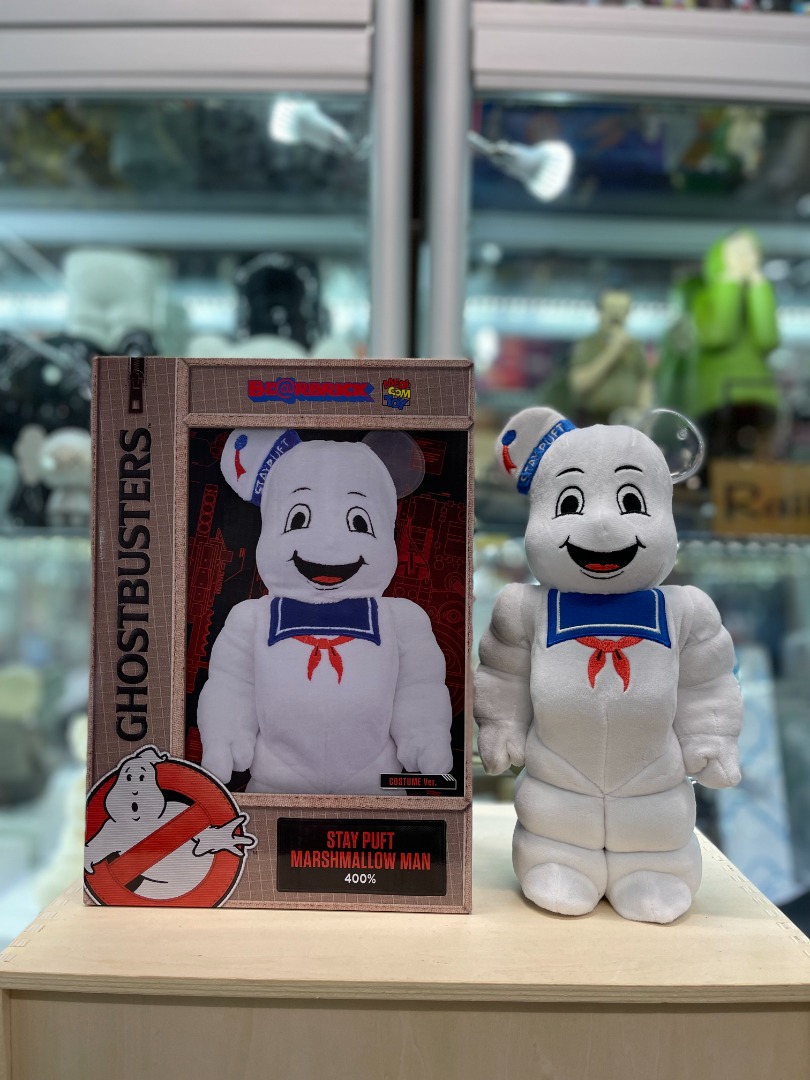 Bearbrick x Ghostbusters Stay Puft Marshmallow Man Costume Version
