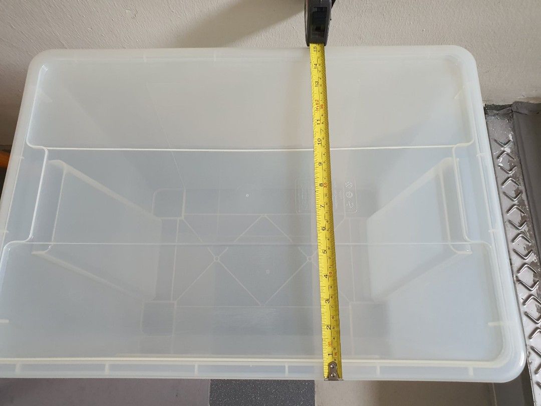 Big Ikea Transparent Box , SAMLA,Ikea Model 19720, Furniture & Home