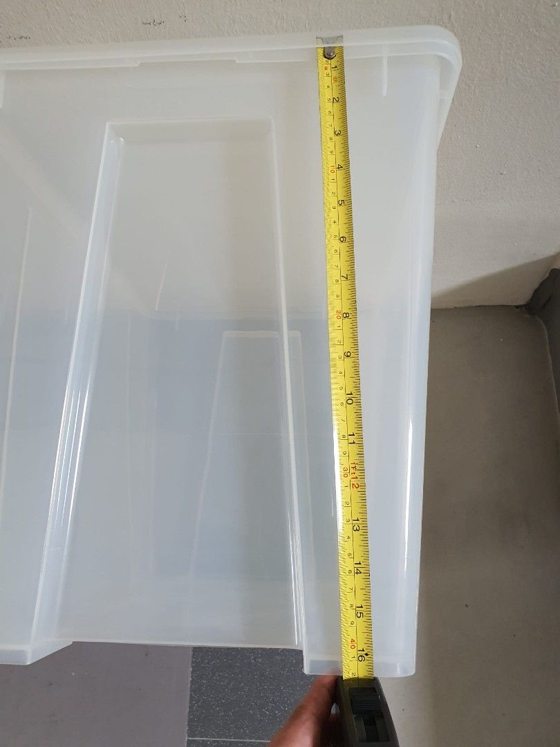 Big Ikea Transparent Box , SAMLA,Ikea Model 19720, Furniture & Home