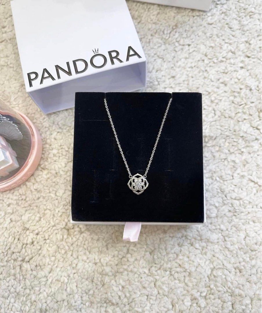 BIG SALE PANDORA ROSE PETAL NECKLACE
