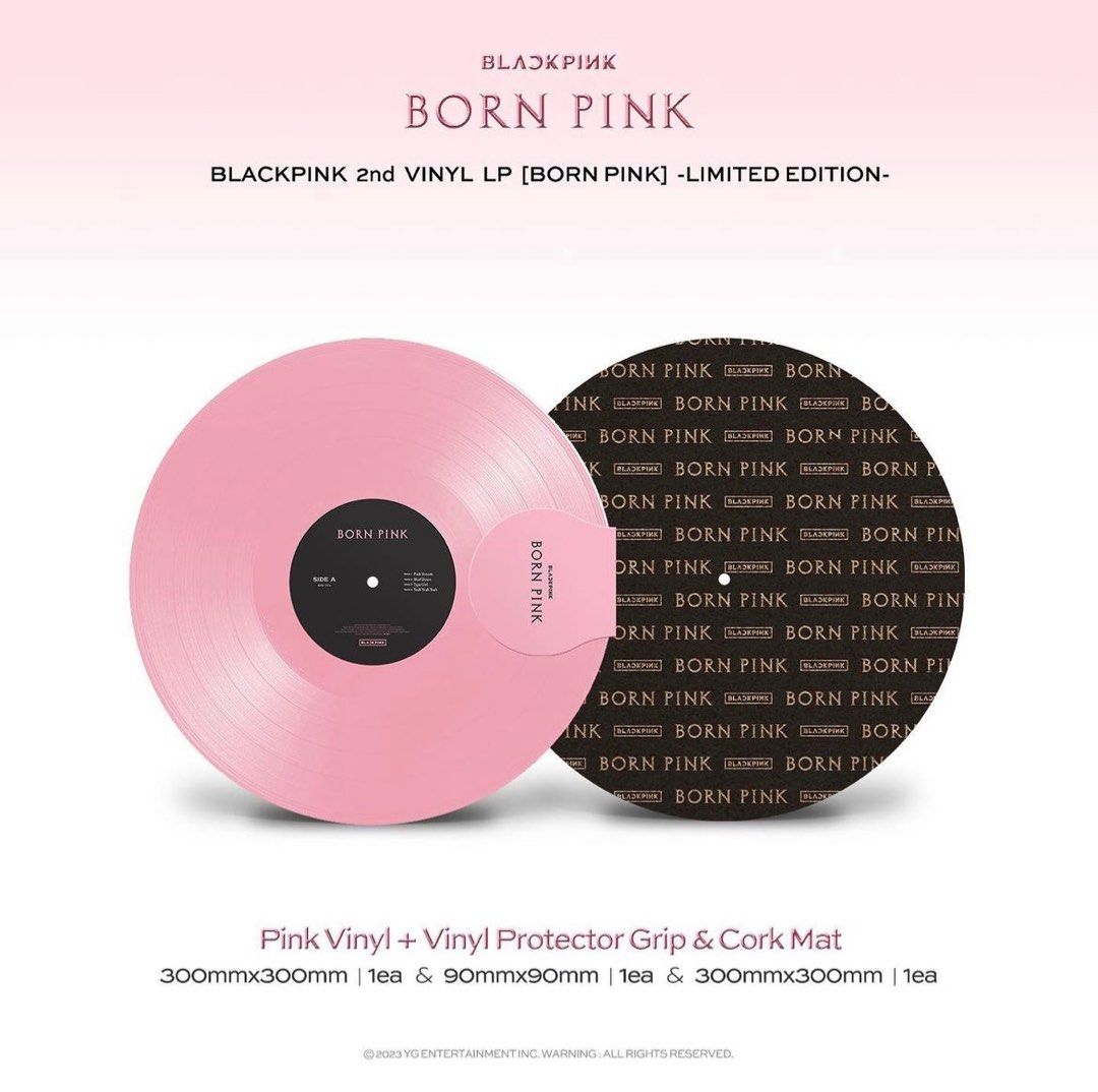 BLACKPINK BORN PINK VINYL LP 限量版limited edition Jennie Lisa