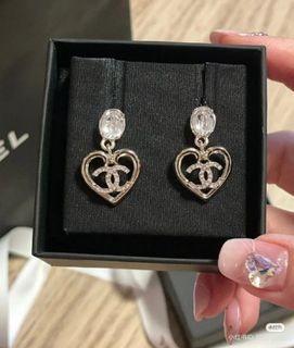 Affordable chanel heart earrings For Sale, Earrings