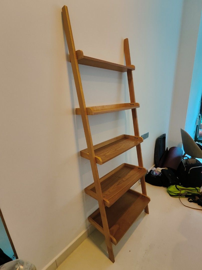 Book Shelf Ladder Shelf 5 levels, Furniture & Home Living, Furniture