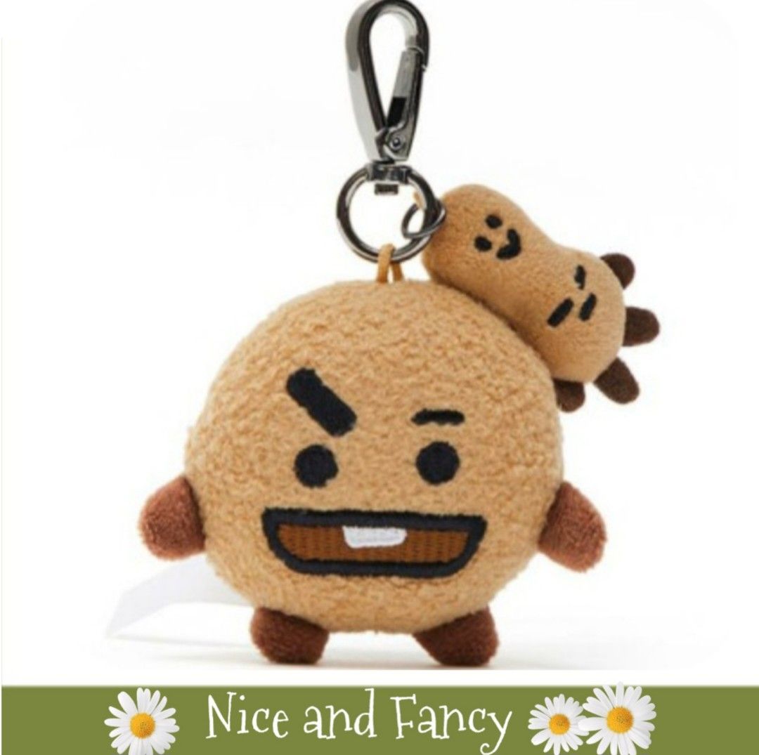 BT21 Shooky Bag Charm 12 cm Hobbies Toys Memorabilia