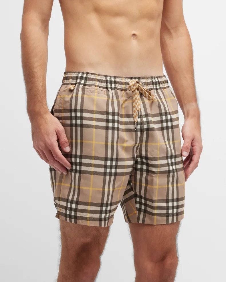 Mens burberry cheap swim shorts