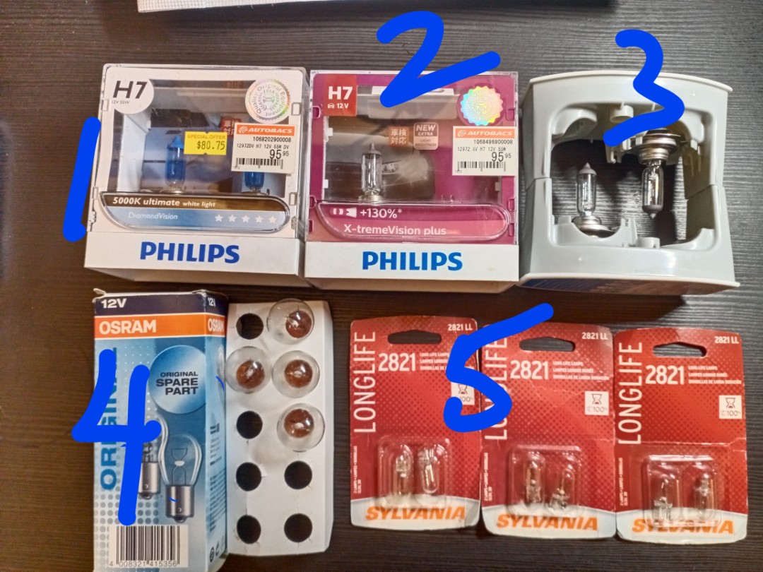 Philips Xtreme Vision Plus H4 H7, Car Accessories, Electronics & Lights on  Carousell