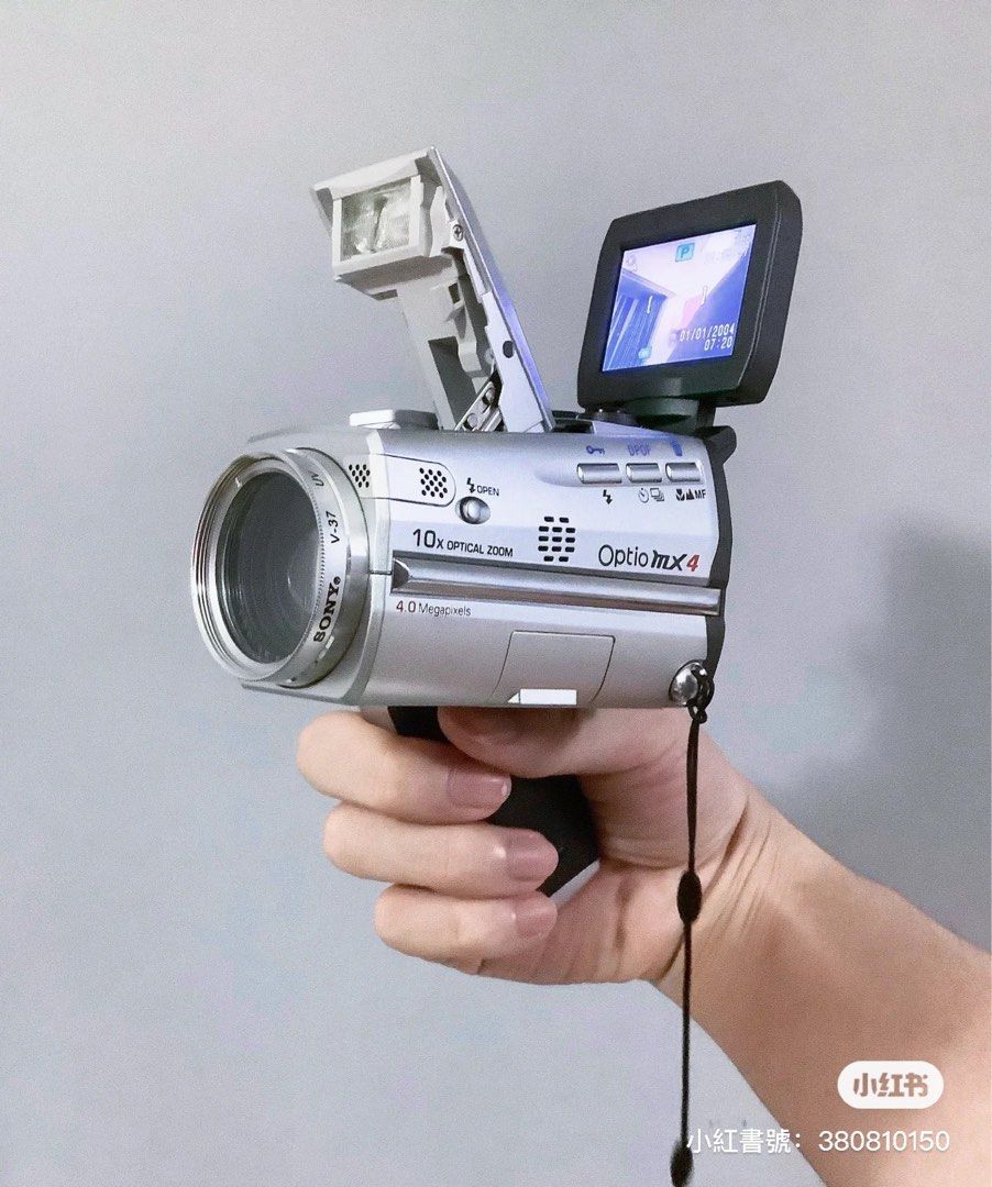 保留）ccd、dv、老相機、 型號Pentax Optio MX4, 相機攝影, 相機在旋轉拍賣