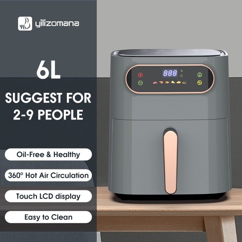 Check out Yilizomana Air Fryer 6L Digital Air Fryer 1350W LCD Touch