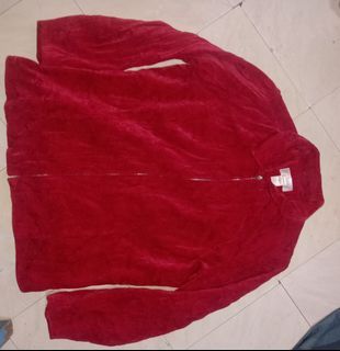CJ Banks Red Velvet Jacket