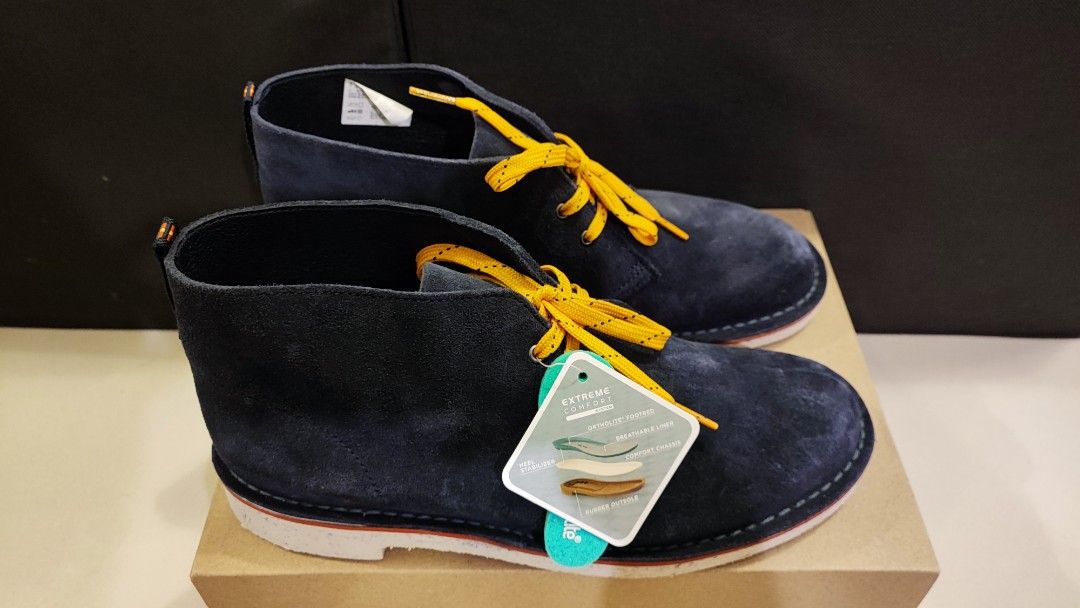 Clarks navy ankle boots hotsell