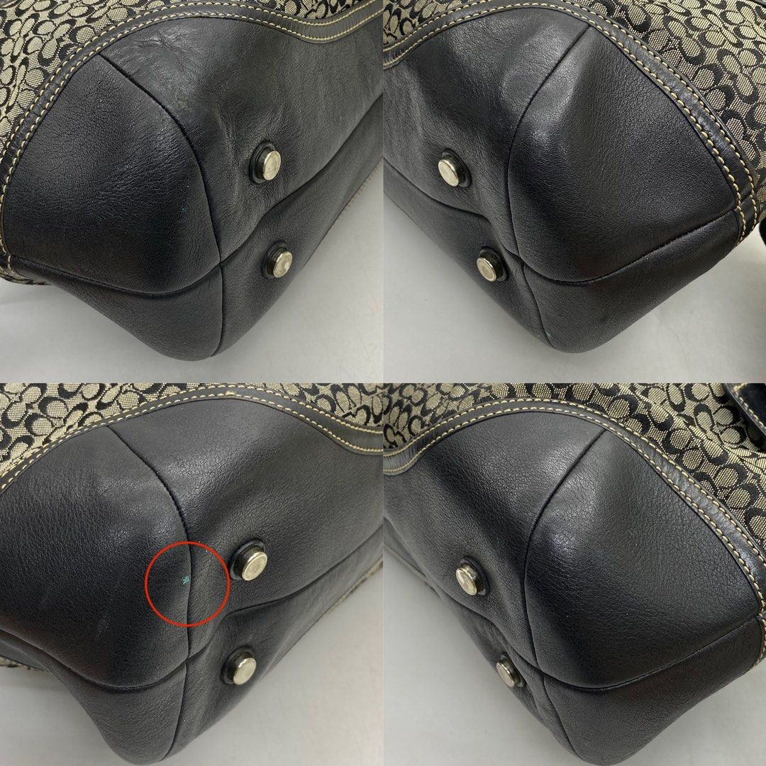 COACH 7080 BLACK SHOULDER BAG 227028289 !, Women's Fashion, Bags