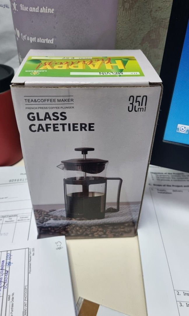 Coffee Press/ plunger (Category: Cookware & Accessories) located in Manila. Submitted by clay08 (Listing ID 1210629877, Image 1). Description: brand new Gift lang po.