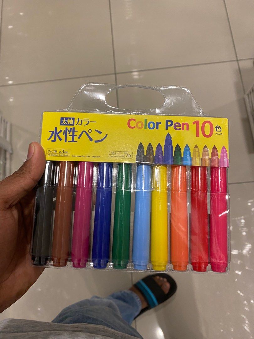 Colour pen, Hobbies & Toys, Stationery & Craft, Stationery & School ...