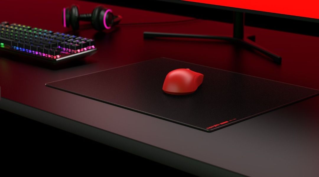 Pulsar Superglide Glass XL / L Mousepad (Black/White/Red) - Prices in  description