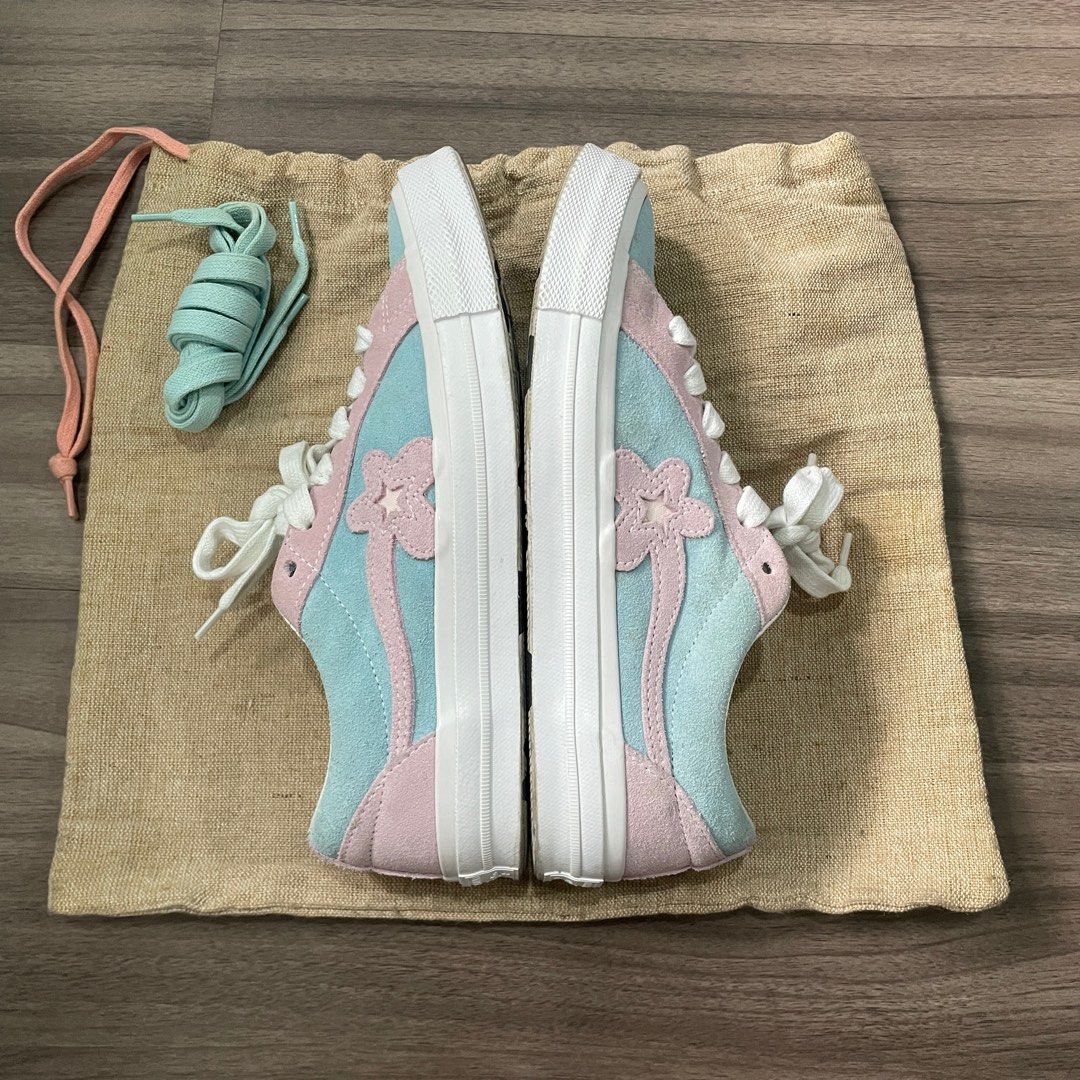 Converse Golf Le Fleur Plume Pink/Marshmellow White, Men'S Fashion,  Footwear, Sneakers On Carousell